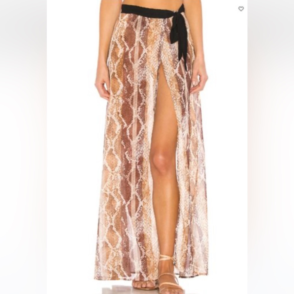 WOMENS HOUSE OF HARLOW SNAKESKIN WRAP SKIRT SIZE XS